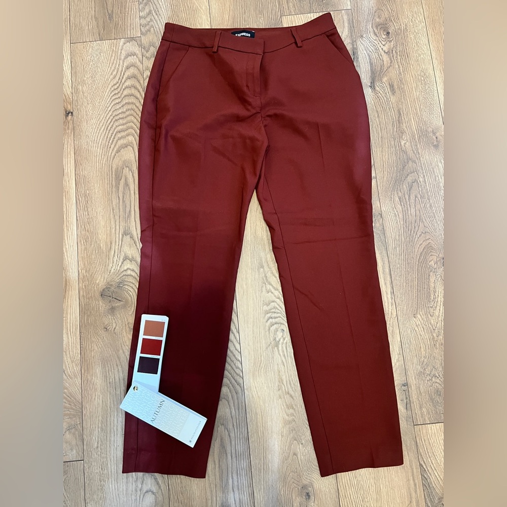 Express Size 8L Skinny Mid Rise Dress Pants